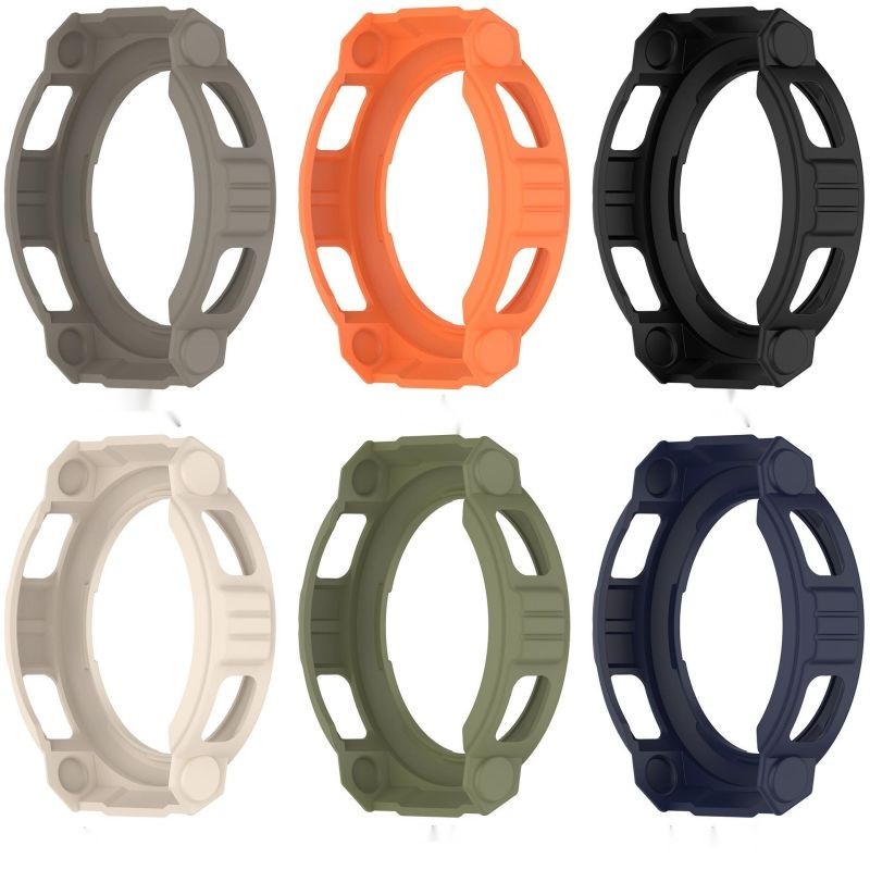 Amazfit ActiveEdge Silicone Mềm TPU Rỗng Vỏ Khung Đồng Hồ Dành Cho Amazfit Active Edge (A2212) Chống Sốc Chống Vân Tay Đồng Hồ Bảo Vệ Màn Hình