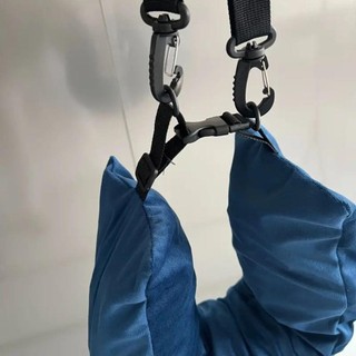Gối cổ du lịch có thể đổ đầy VOIDLESS, Mang theo cổ nhồi bông chống thấm nước di động, Túi đựng gối siêu mềm Fuzz bằng vải
