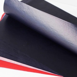 DAMAO 100 Tờ Giấy Carbon, Giấy Lau Chuyển Màu Xanh Không Carbon, Vật Dụng Tài Chính Mỏng Di Động In Hai Mặt Giấy Nhuộm Sao chép Biên Nhận