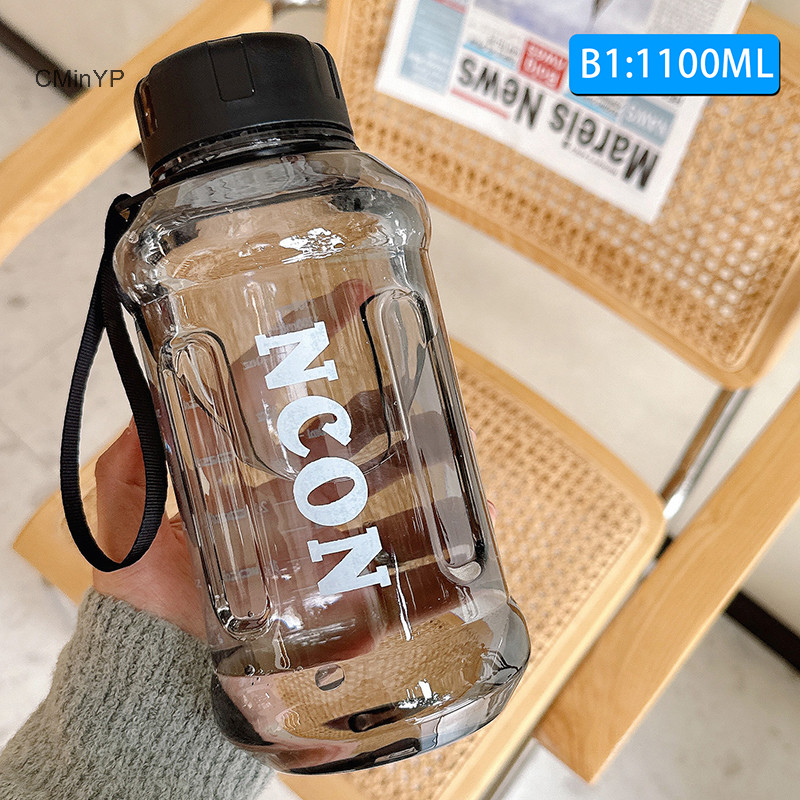 Cminyp 850 / 1000 / 1300ml Bình Nước Dung Tích Lớn Tập Gym Tập Thể Dục Bình Uống Ngoài Trời Cắm Trại Leo Núi Đi Bộ Đường Dài Thể Thao Ấm Siêu Tốc Thời Trang Vinh Quang
