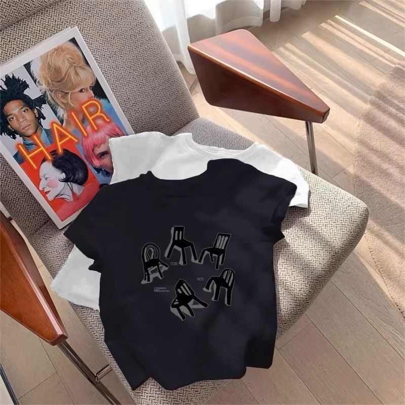 Milyfashion Áo Thun Mỹ Ngắn Tay Nữ Niche Thiết Kế Thường Ngày Ngọt Ngào Nhỏ Slim-fit Phong Cách Mới Cao Cấp Hàng Đầu Nữ