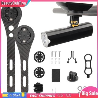 Giá đỡ máy tính xe đạp bằng sợi Carbon Đồng hồ bấm giờ xe đạp Giá đỡ đồng hồ tốc độ cho Garmin
