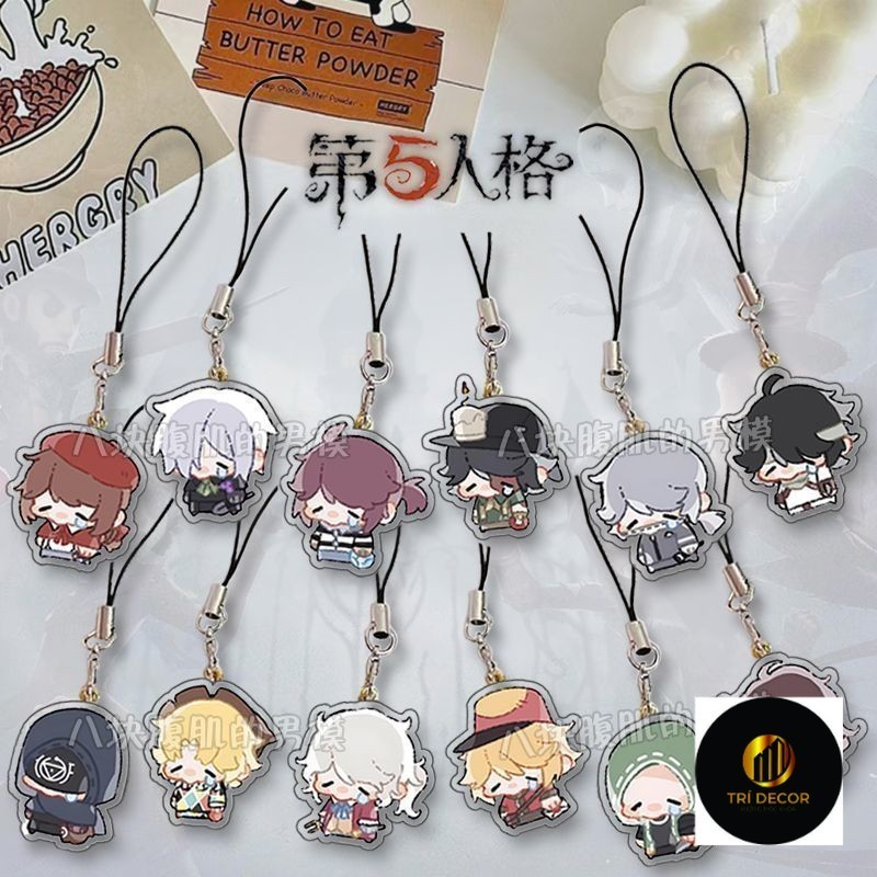 Identity V Cry Series Điện Thoại Di Động Dây Naib Subedar Frederick Kreiburg Acrylic Mặt Dây Treo Dây Dễ Thương Người