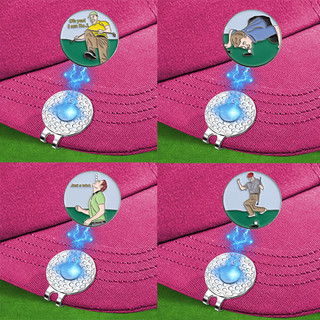 32 kiểu dáng của 25mm Golf Metal Round Coin Mark Kẹp mũ kim loại từ tính làm quà tặng cho bạn bè