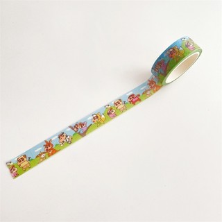 Băng Keo Hoạt Hình Dễ Thương Dài 5m/Cuộn, Washi, Giấy Dính Masking (11-17)