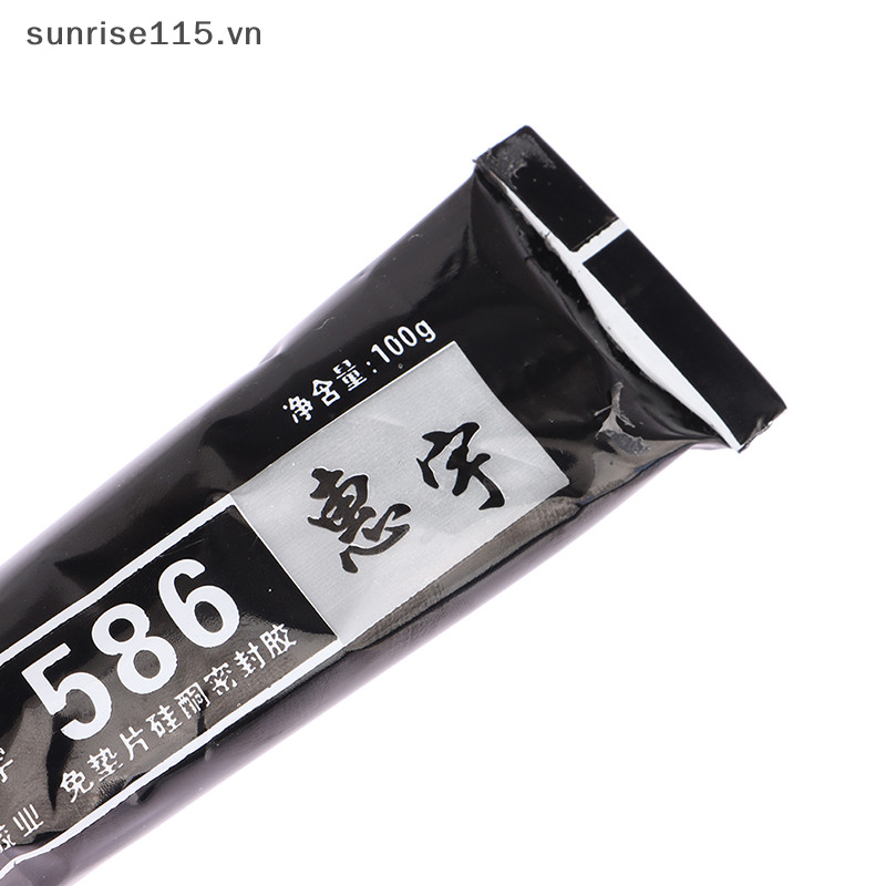 Keo dán keo dán ô tô SRVN 586 Keo dán sửa chữa bằng silicon màu đen.