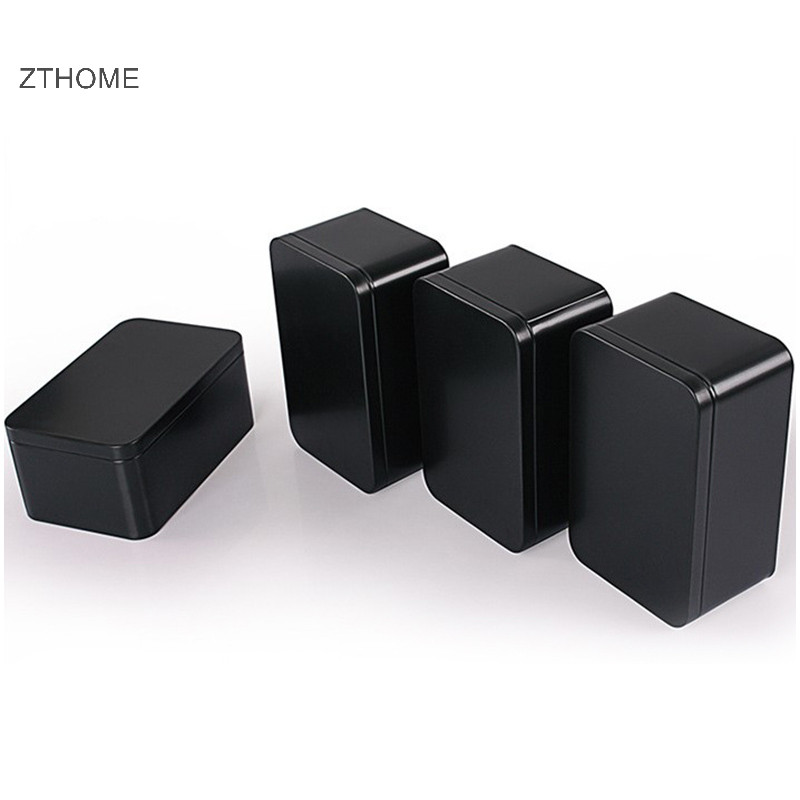 Zthome 1 Hộp thiếc kim loại đựng trà, bánh quy, đồ nhỏ, bảo quản HOT