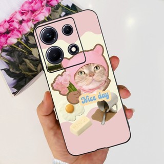 Ốp Chống Sốc Cho Infinix Note 30 Pro X678B Ốp Lưng Họa Tiết Thoáng Mát Mềm TPU Màu Đen Vỏ Điện Thoại Cho Infinix Note 30 Note30 5G Vỏ