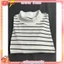 Áo thun Cổ ôm SỌC NGANG B&W Unisex |TAYSONE|