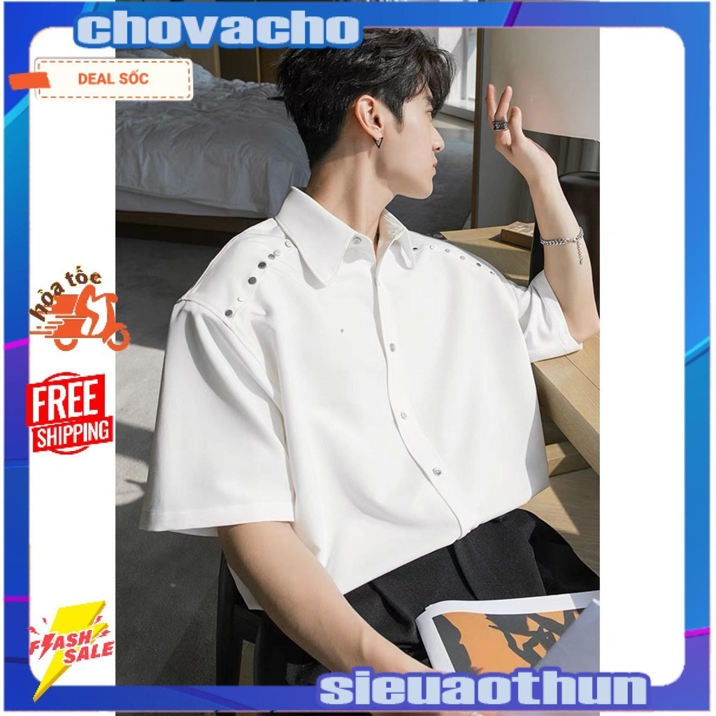 Áo Sơ mi Tay ngắn Style ATTA CVC - Giá sỉ Unisex