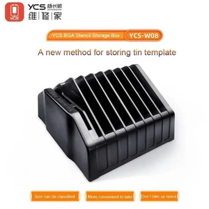 YCS-W08 Hộp Bảo Quản Stencil Cho Điện Thoại Di Động Bo Mạch Chủ IC Chip Làm Lại Tiện Lợi Và Truy Cập Nhanh Lưới Thiếc Hộp Bảo Quản Nhựa