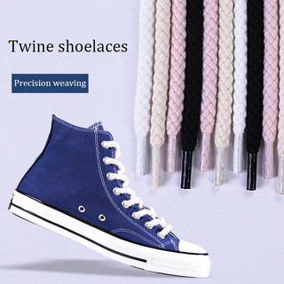 Mới Cổ Điển Cotton Gai Dây Tròn Dây Giày 6.9 Mm Hạt Điều Đậm Hoa Dây Giày Dệt Vải Dây Giày Cho Giày Thể Thao Thông Thường