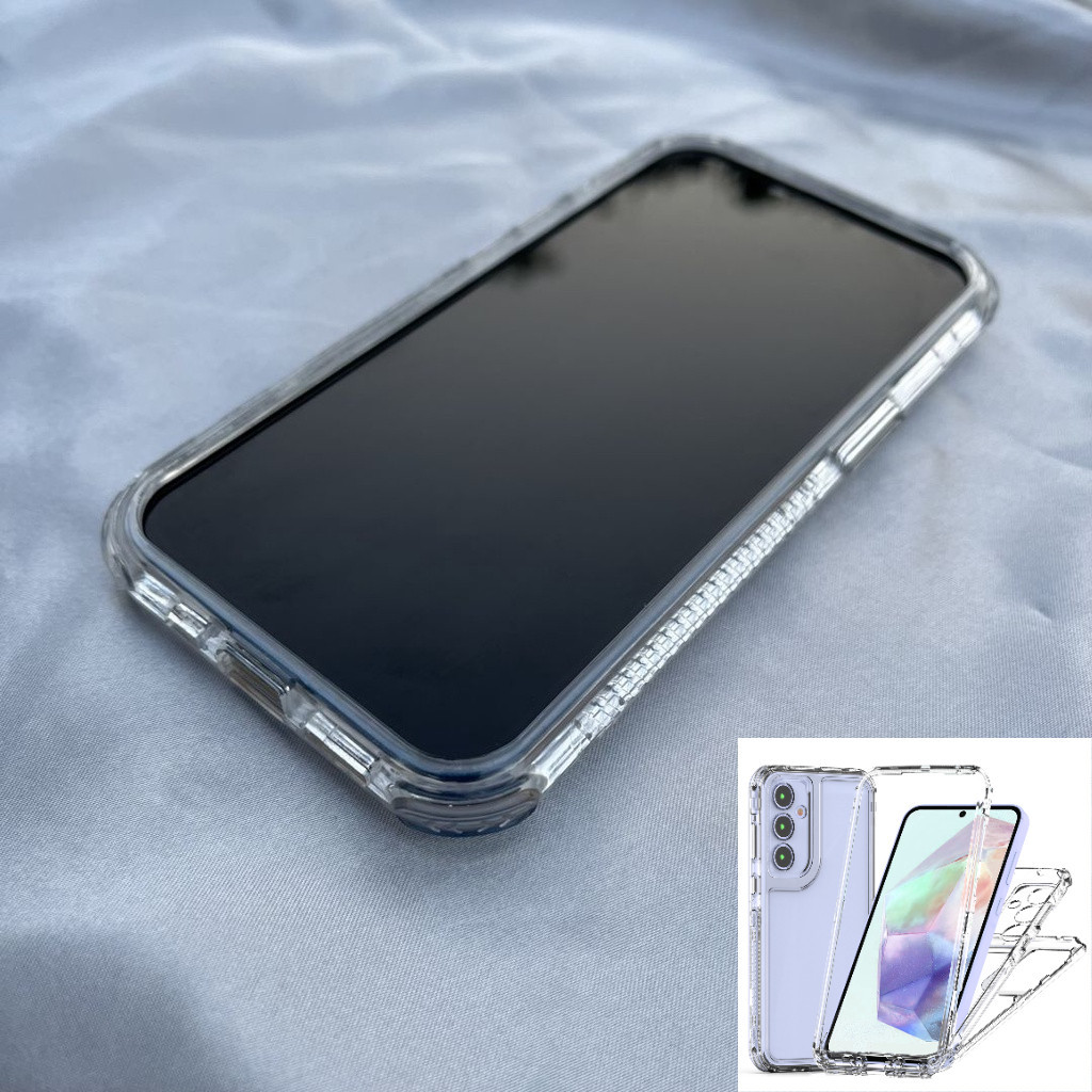 Ốp lưng cứng Acrylic dày 3 trong 1 MỚI cho OPPO RENO 10 12 PRO 5G 11 A18 A38 A57 A78 A79 RENO 7 4G Vỏ điện thoại chống sốc toàn diện trong suốt