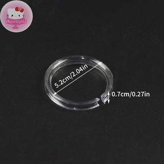 Moonlights 10 Chiếc Trong Suốt Acrylic Vòng Tay Màn Hình Đứng Trang Sức Trưng Bày Kệ Vòng Tròn Trang Sức Chân Đế EN