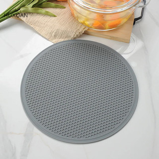 Huxuan Thảm Silicon Lớn Coaster Chịu Nhiệt Placemat Tổ Ong Chống Trơn Trượt Nồi Giá Để Bàn Thảm Cốc Tròn Thảm Phụ Kiện Nhà Bếp RFT