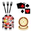 ST2 Poker Casino Phim Đêm Theo Chủ Đề Trang Trí Kỷ Niệm Tiệc Khăn Trải Bàn Biểu Ngữ Đĩa Giấy Dùng Một Lần Bộ Đồ Ăn TS2
