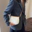 Túi đeo chéo CHEESELY, Túi đeo nách bằng da PU nhẹ, Quà tặng dễ thương Màu trơn Ví sức chứa lớn dành cho nữ
