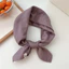 68 Màu Trơn Thời Trang Hàn Quốc Mặc Bên Ngoài Mùa Xuân Thu Cotton Khăn Vuông Nhỏ