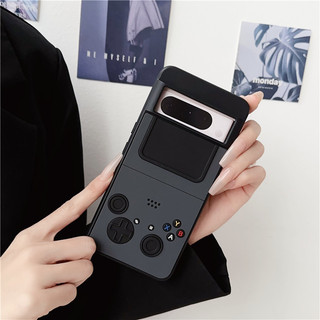 3D Silicone Máy Chơi Game Hình Trang Điểm Thiết Kế Ốp Lưng Điện Thoại Google Pixel 9 8 Pro Pixel 9proXL Gấp