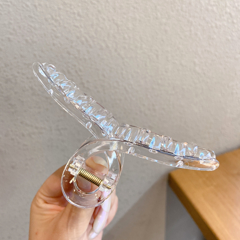 1pc Trong Suốt Hình Học Móng Vuốt Tóc Nữ Cô Gái Sang Trọng Trang Trí Móng Vuốt Phụ Kiện