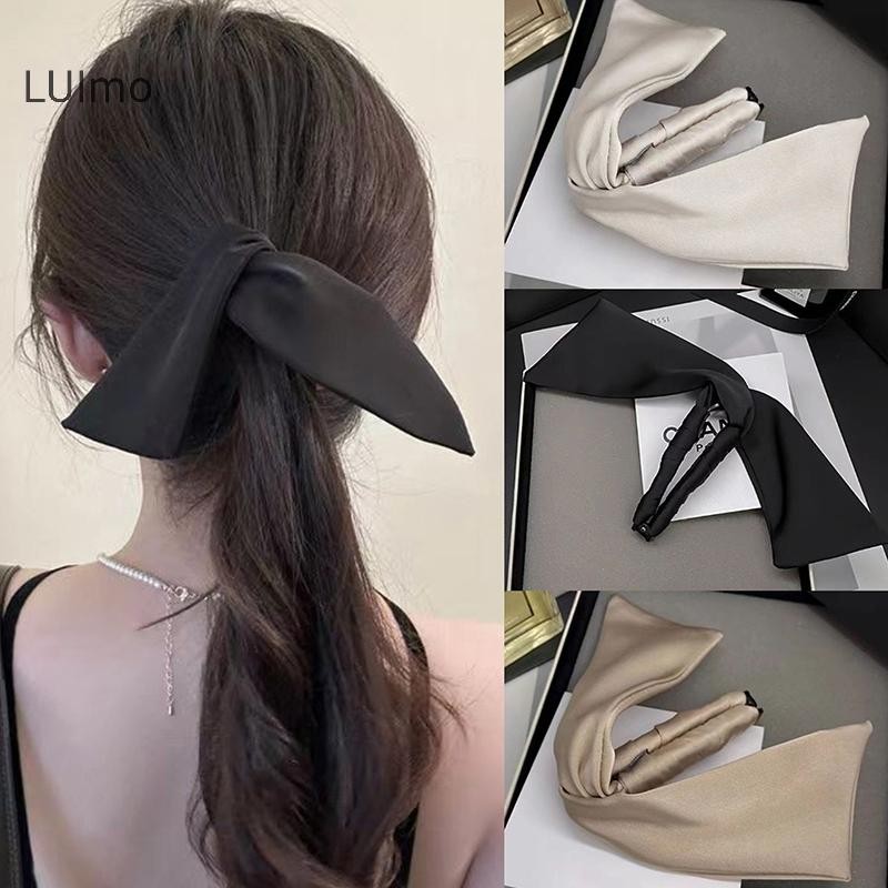 Luimo Mới Hàn Quốc Nơ Chuối Tóc Móng Vuốt Bé Gái Ruy Băng Kẹp Tóc Phụ Kiện Tóc Mũ Nữ SBS