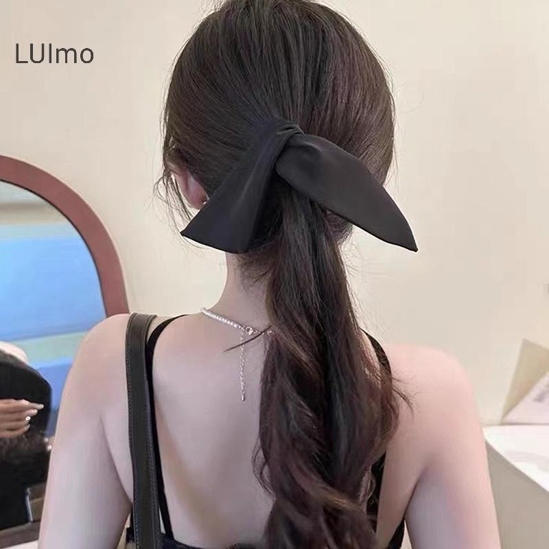 Luimo Mới Hàn Quốc Nơ Chuối Tóc Móng Vuốt Bé Gái Ruy Băng Kẹp Tóc Phụ Kiện Tóc Mũ Nữ SBS