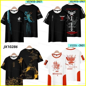 Arknights Áo Thun Nữ Tay Ngắn Tee Unisex Trò Chơi Cosplay Áo Bông Tai Kẹp Anime Thời Trang Oversize Thường Ngày Đồ Họa Hàng Đầu