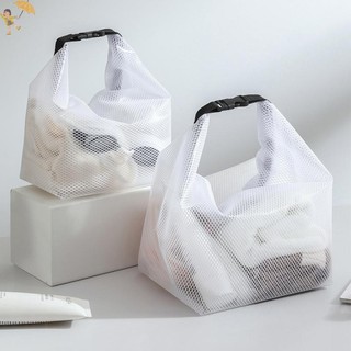 [Gou] Túi đựng đồ di động Loại khóa du lịch đơn giản Túi mua sắm Túi đựng mỹ phẩm chống nước Dung tích lớn Túi xách lưới trong suốt VN