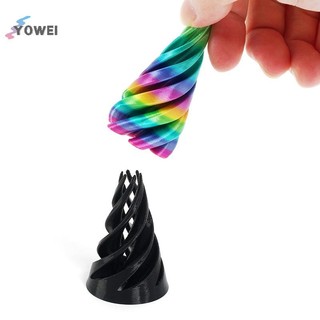 YOWEI 3D In Hình Nón Xoắn Ốc Không Thể Kim Tự Tháp Vượt Qua Điêu Khắc Kim Tự Tháp Chỉ Ảo Ảnh VN