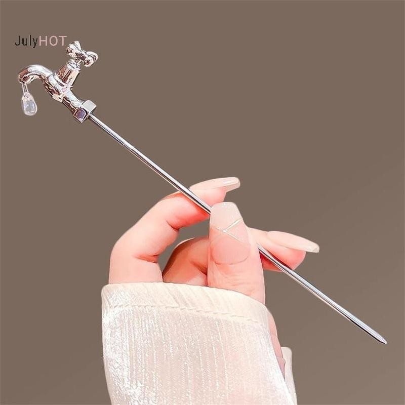 Julyhot Sáng Tạo Vòi Tóc Thời Trang Nữ Kim Loại Kẹp Tóc Nữ Trang Trí Tóc Phụ Kiện Tóc Quà Tặng Massivedeals