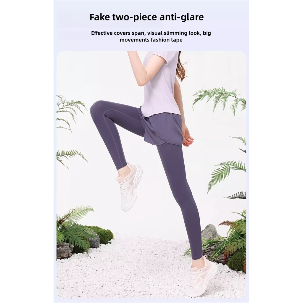 Ảnh Camel CROWN Bộ đồ tập Yoga dành cho nữ Chạy bộ thông thường thoáng khí Tập thể dục Bộ đồ hai mảnh 3