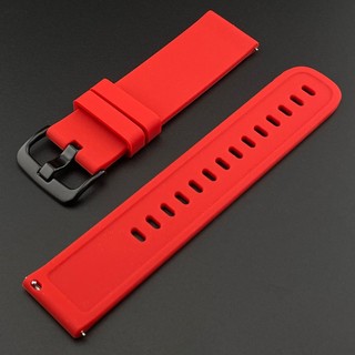 Dây đeo đồng hồ silicon phát hành nhanh đầy màu sắc 18mm 20mm 22mm Đồng hồ cao su cho SEIKO Diver Band Dây đeo đồng hồ bằng nhựa dành cho nam nữ Dây đeo cổ tay chống nước màu đen xanh đỏ