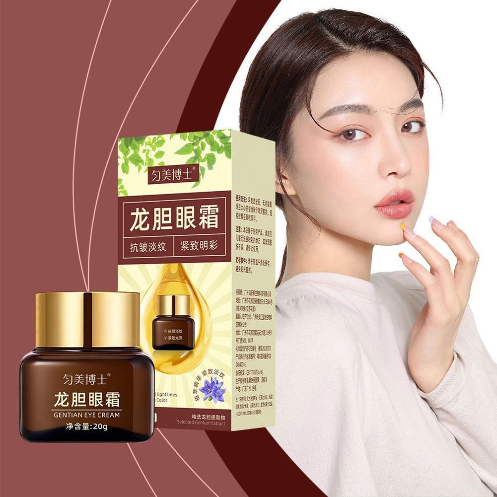 Learnever Gentian Kem Mắt Giảm quầng thâm Dưỡng ẩm 20g Chăm sóc làm sáng mắt E7e2