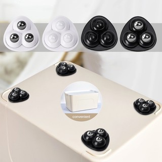 360° Bánh xe xoay ròng rọc đa năng tự dính - Bánh xe xoay tắt tiếng Mini cho hộp đựng đồ nội thất