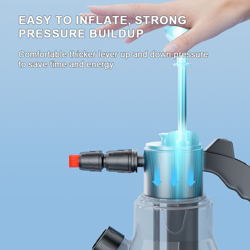 xịt rửa xe SEAMETAL Rửa Xe Bọt Xịt Nâng Cấp 2L Máy Giặt Áp Lực Cao Chai Nước Phun Phản Lực Phụ Kiện Chăm Sóc Xe Hơi