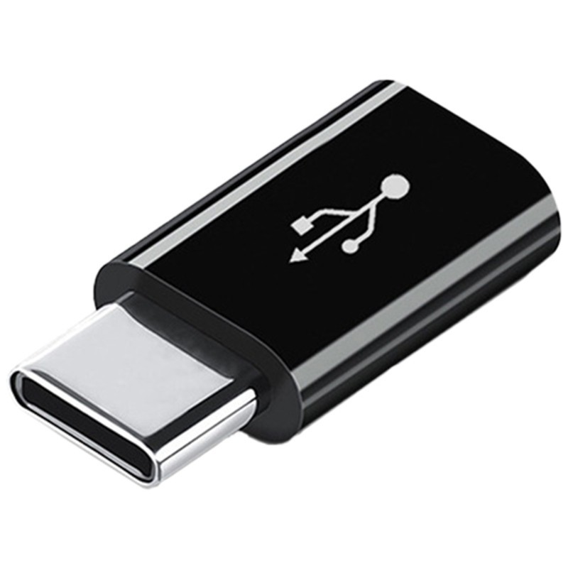 Micro USB Female to Type C Male Converters Adapter Support 30Mbps Data Transfer