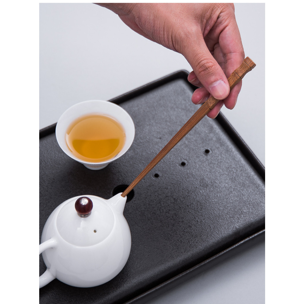 Bộ Dụng Cụ Pha Trà Đạo / Bộ cung nhãn Bằng Tre Già