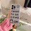 Hàn Quốc Hàn Quốc ins Đen Trắng Chữ Cái Tiếng Anh Home Rest Cặp Đôi Trong Suốt Vỏ Điện Thoại Bảo Vệ Cho iphone case 15 15promax 14promax 13pro 13promax 11 11pro 12promax XR 7p 8plus