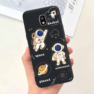 Dành Cho Samsung Galaxy J4 Ốp Lưng 2018 SM-J400F SM-J400G Vỏ Silicon Phi Hành Gia Dễ Thương Mèo Mỏng Vỏ Mềm Cho Samsung J4 2018