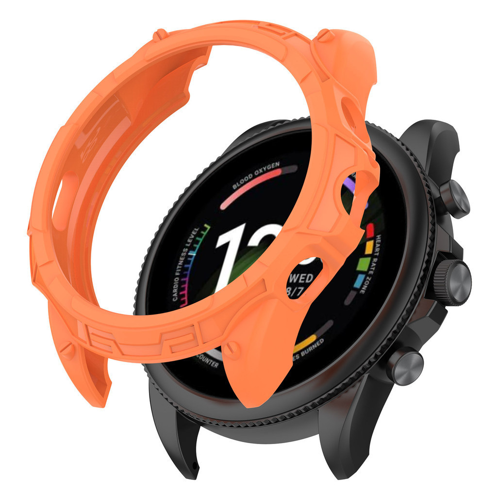 Fossil Gen6 Cao Cấp Silicon Mềm TPU Rỗng Ra Đồng Hồ Thông Minh Dành Cho Fossil Gen 6 42mm 44mm Chống Sốc Chống Vân Tay Đồng Hồ Khung Ốp Lưng Bảo Vệ Màn Hình