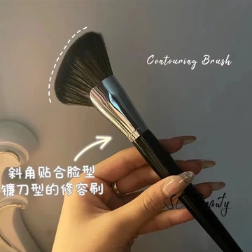 Cọ tạo khối hình liềm lông siêu mềm Cọ tạo khối Cọ trang điểm tạo khối trên khuôn mặt Cọ tạo hình bóng 72 # cọ tạo khối cọ còn lại
