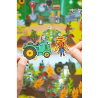 Đồ chơi thủ công Búp bê giấy cho bé gái giấy toca boca cắt sẵn, học liệu bóc tách