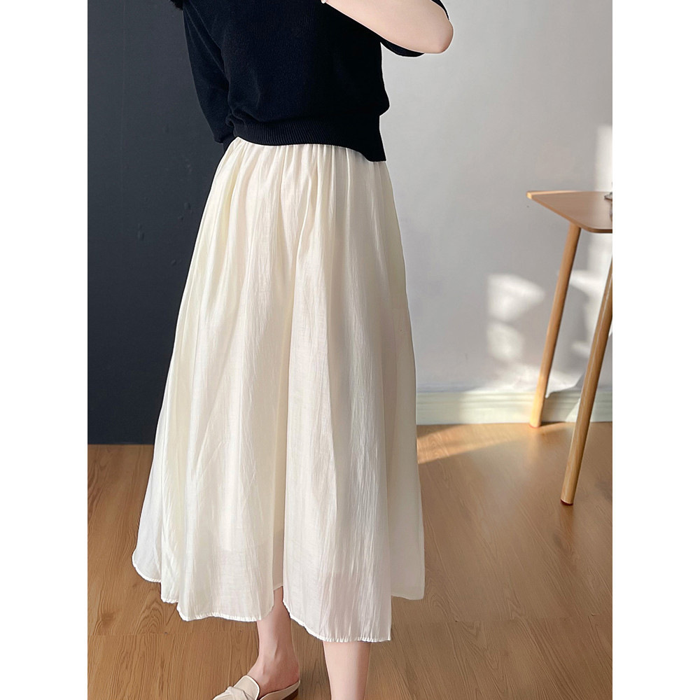 Suxi Thời Trang Mới Thường Ngày Mùa Hè Đa Năng Thời Trang Cao Cấp Nữ Chữ A Giữa Chiều Dài Váy Ngắn 240502