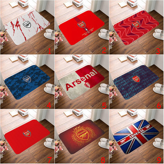 Thảm cửa Logo câu lạc bộ bóng đá Arsenal Phòng ngủ Văn phòng Trang trí nội thất Thảm trải sàn chống trượt (60x40CM)