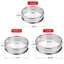 BORAGETE 1 Chiếc Nhẫn Tart Cán Đôi, Phụ Kiện Nhà Bếp Thép Không Gỉ Muffin Tart Nhẫn, Để Làm Thực Phẩm Bánh Trái Cây Bánh Quy Bánh Tròn 8 / 9 / 10cm Khuôn Tròn