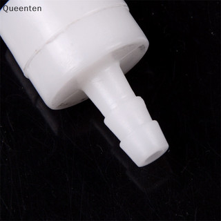 Queenten 6mm 1 / 4 "Trắng Một Chiều Nội Tuyến Van Kiểm Tra Nhiên Liệu Khí Xăng Lỏng Không Khí Mới QT