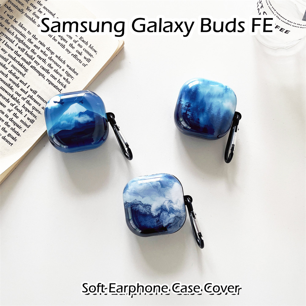 [Ngôi sao tương lai] Dành cho Ốp lưng Samsung Galaxy Buds FE Phong cách mùa hè Vỏ tai nghe silicon mềm TPU hoạt hình