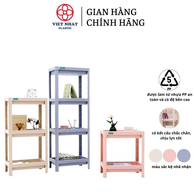 Kệ nhà bếp Osaka Horiko Việt Nhật, kệ nhựa đa tầng 2 tầng 3 tầng 4 tầng xếp gọn gàng siêu bền AMIZIN