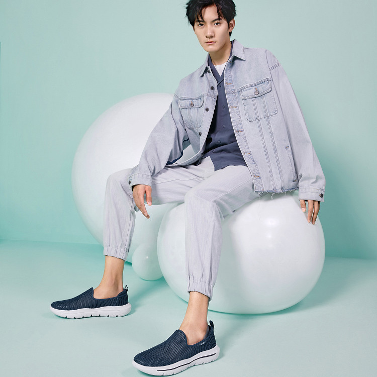 Ảnh Giày nam CAMEL CROWN Giày thể thao Lưới thoáng khí Giày dệt bay thông thường 3