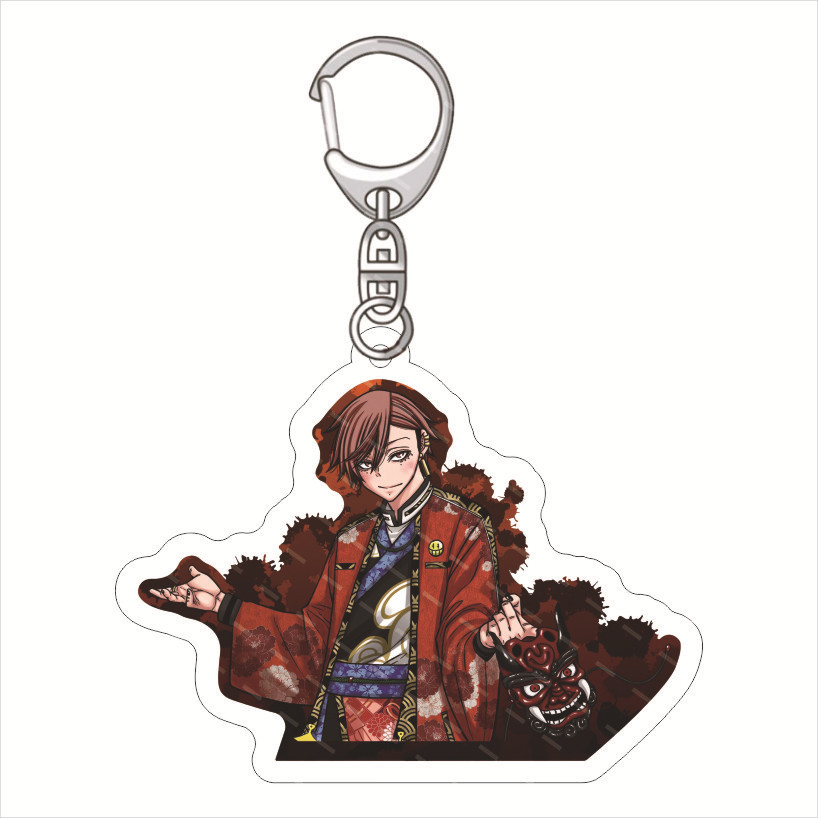 HK1 Tougen Anki Dark Demon of Paradise Shiki Ichinose Naito Mudano Jin Kougasaki acylic móc chìa khóa túi móc khóa pendan